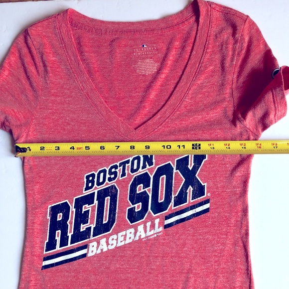 Boston Red Sox Baseball T Shirt Pink XS Women’s - Picture 8 of 15